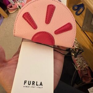 Furla Pink and Red Coin Purse darlene only